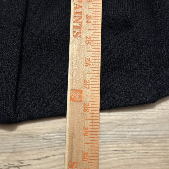 St John Collection Knit Black Button Blazer with Pockets Size 12 - Picture 9 of 9